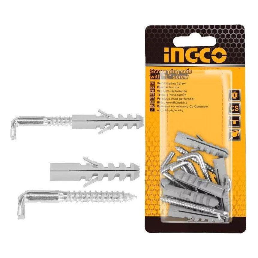 Ingco Screw Plug Set w/ L-Screw (Tox) - KHM Megatools Corp. Ingco Screw Plug Set w/ L-Screw (Tox) - KHM Megatools Corp.